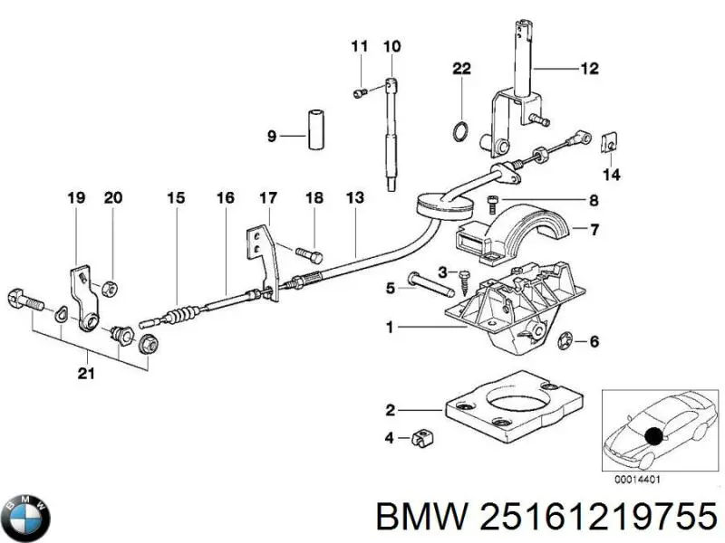  25161219755 BMW