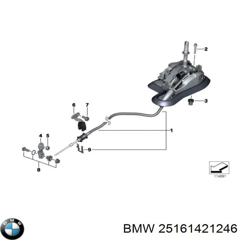  BMW 25161421246 цена, от 373.76 USD