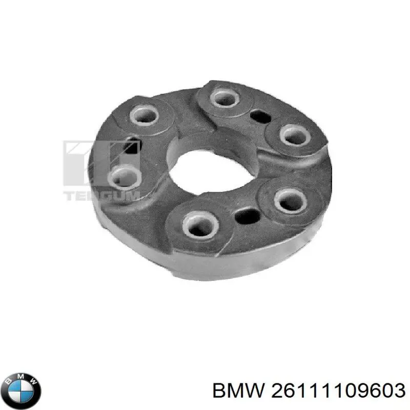 26111109603 BMW Резиновая упругая муфта кардана передняя