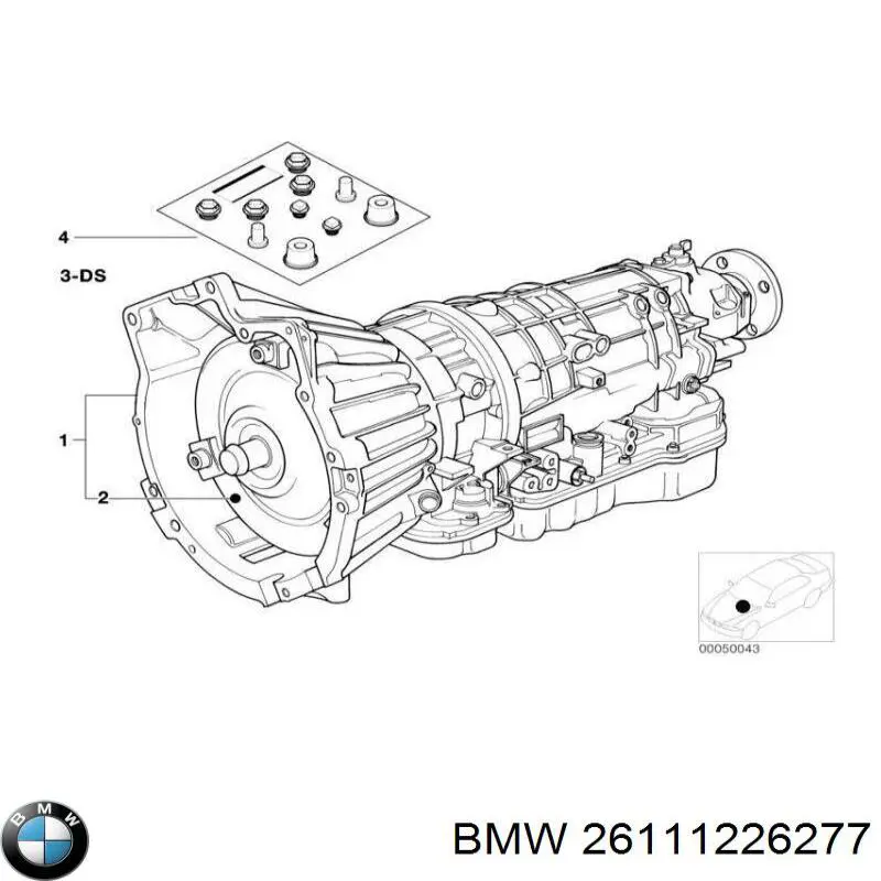 26111226277 BMW Карданный вал заднего моста