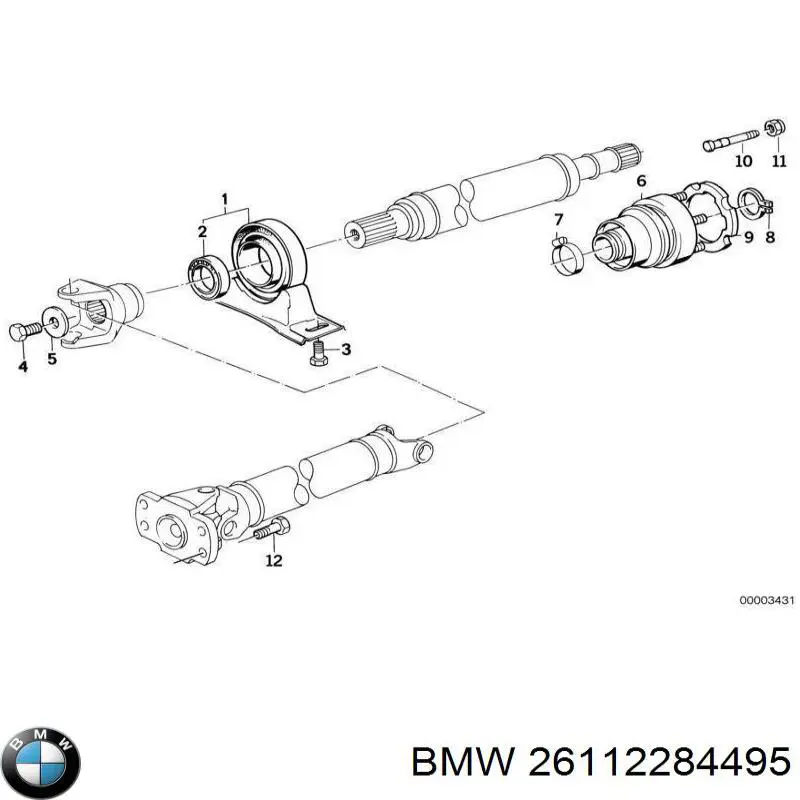 Резиновая муфта кардана BMW 26112284495 цена, от 146.59 USD