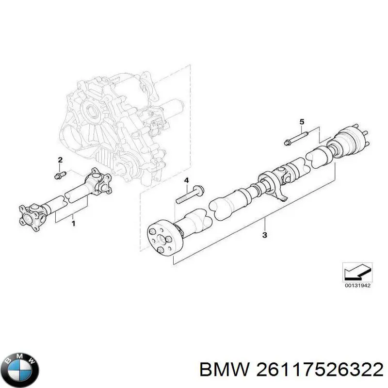 Купить 26117526322 BMW 