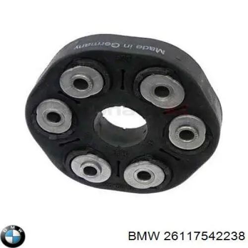 Резиновая упругая муфта кардана передняя BMW 26117542238