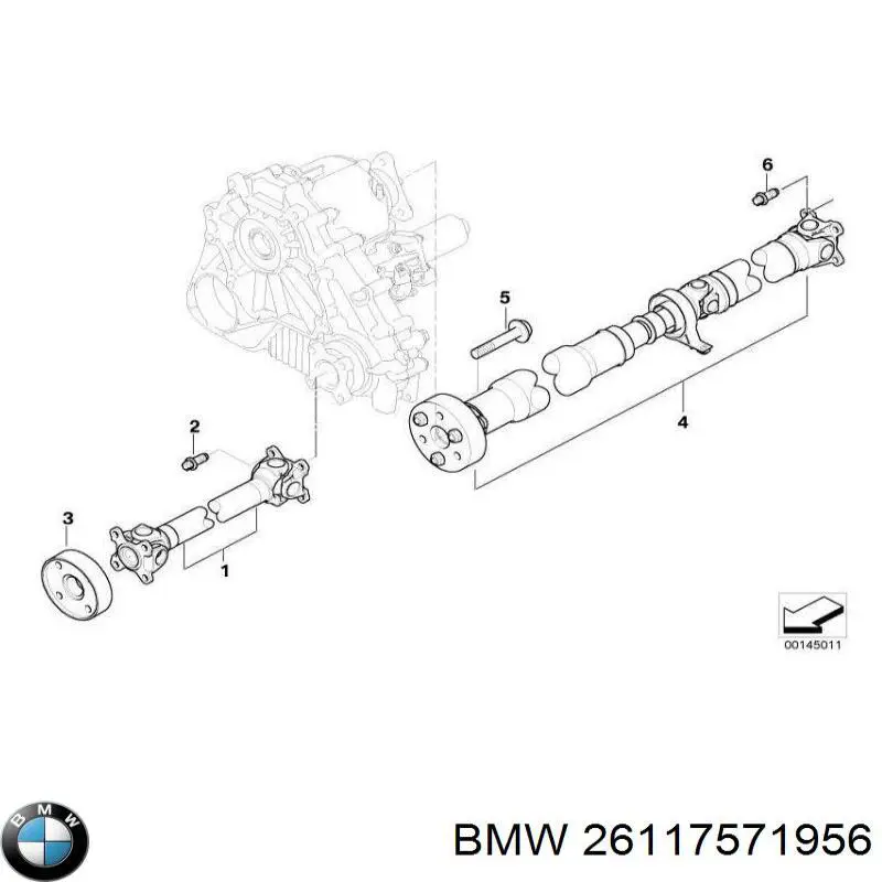 Болт ступицы 26117571956 BMW