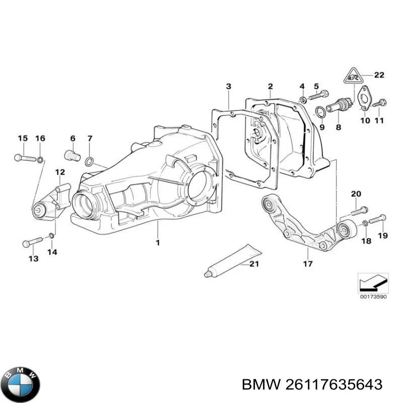 26117635643 BMW parafuso de cabeça de motor (cbc)