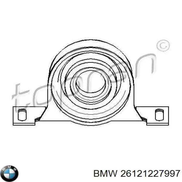 Опора карданного вала BMW 26121227997