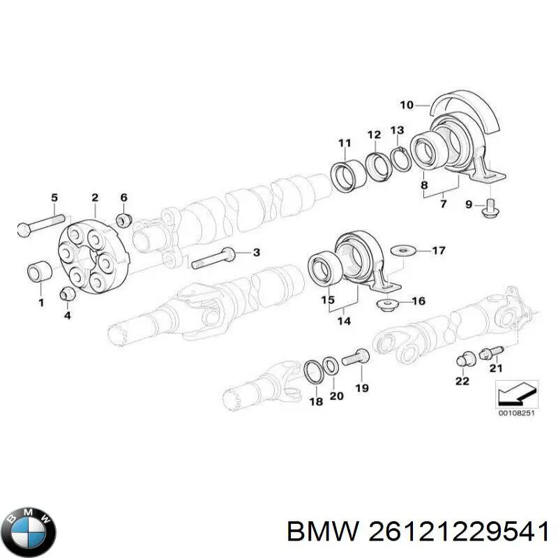 26121229541 BMW 
