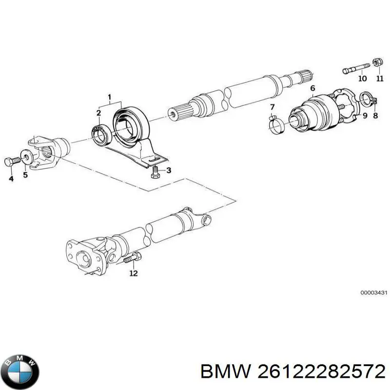 26122282572 BMW 