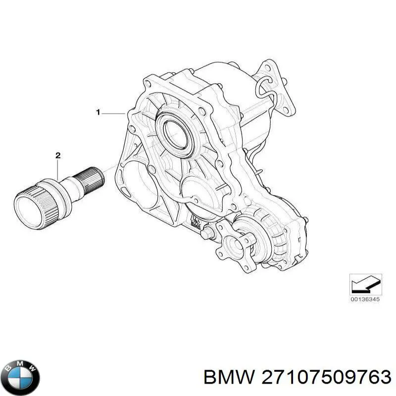 Коробка раздаточная в сборе BMW 27107509763 цена, от 3450.51 USD