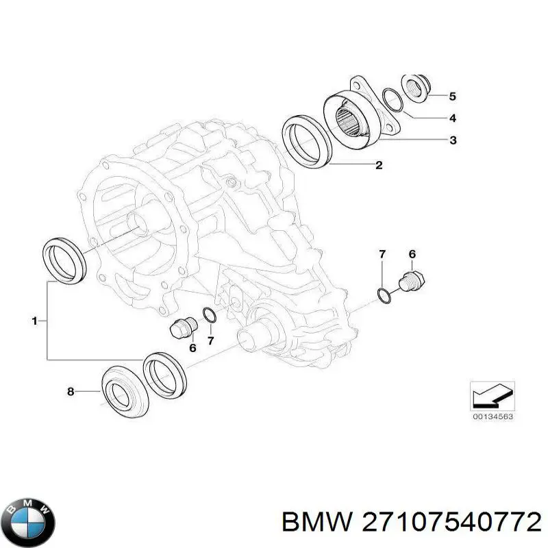 27107540772 BMW 