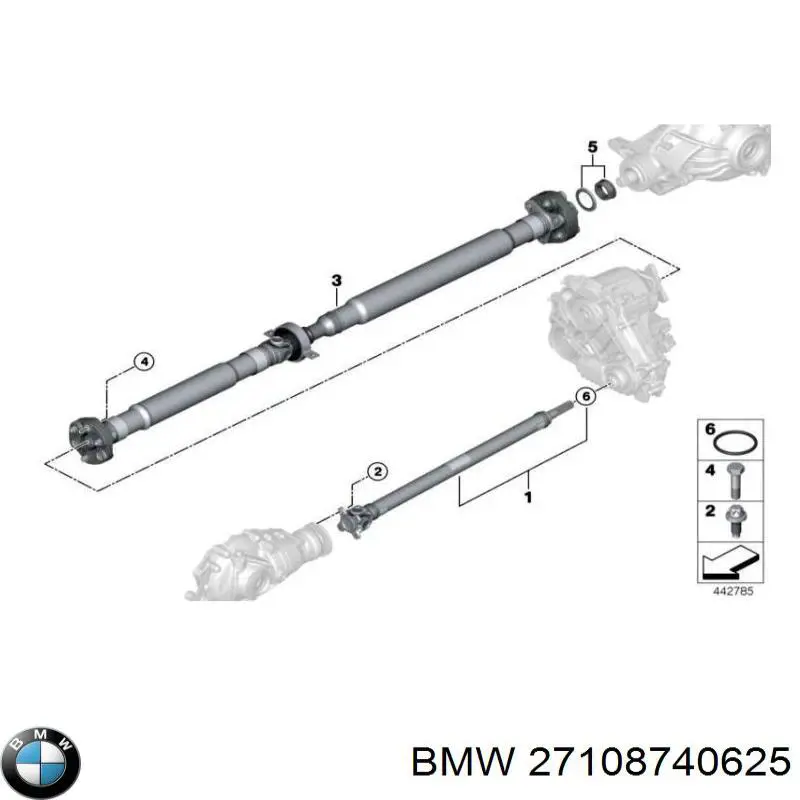 27108740625 BMW caixa de transferência