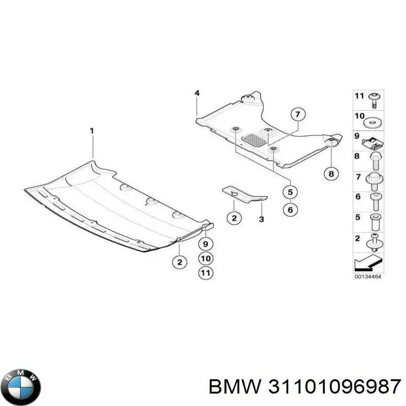 Купить 31101096987 BMW Болт нижнего рычага