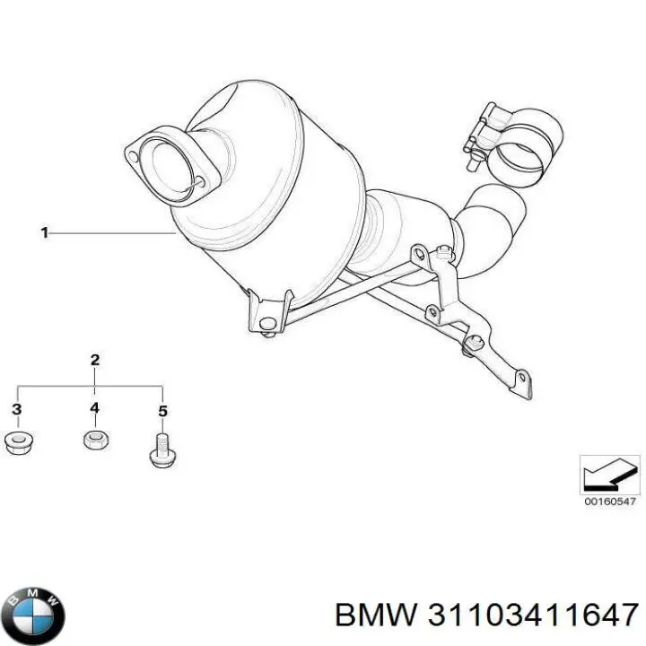 Купить 31103411647 BMW 