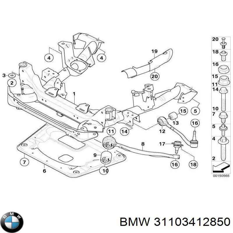  31103412850 BMW