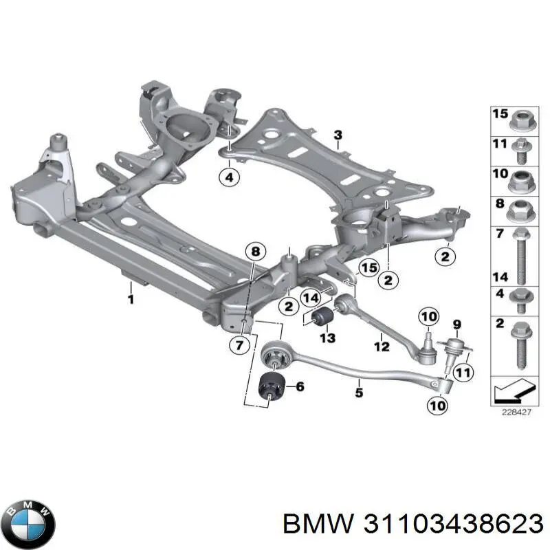 Шаровая опора, нижняя BMW 31103438623 цена, от 25.80 USD