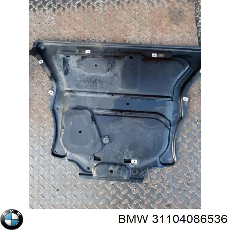 31104086536 BMW proteção de motor, de panela (da seção de motor)