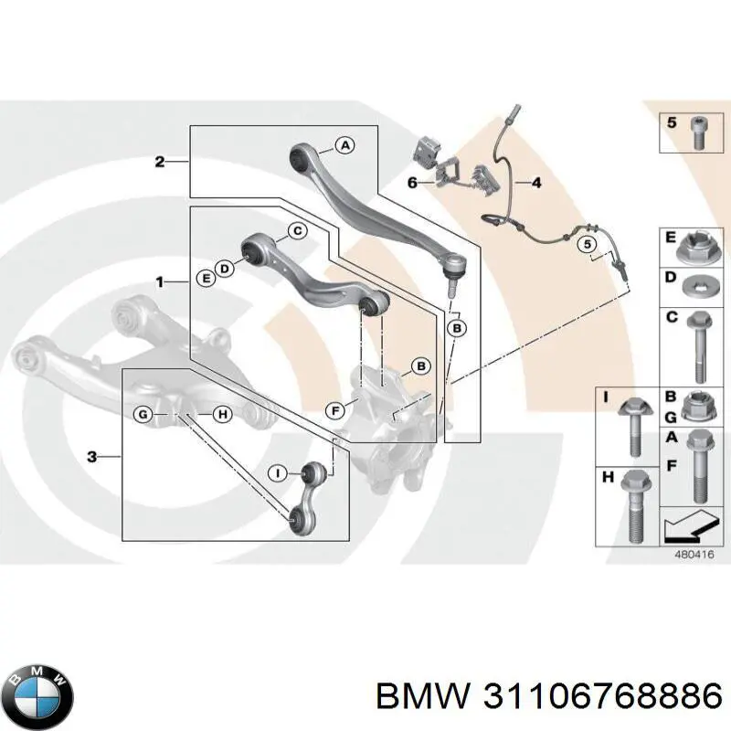  BMW 31106768886 цена, от 5.08 USD
