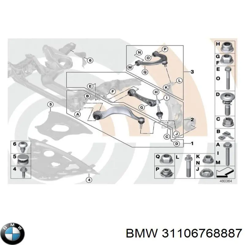 Болт головки блока цилиндров, ГБЦ BMW 31106768887 цена, от 6.76 USD