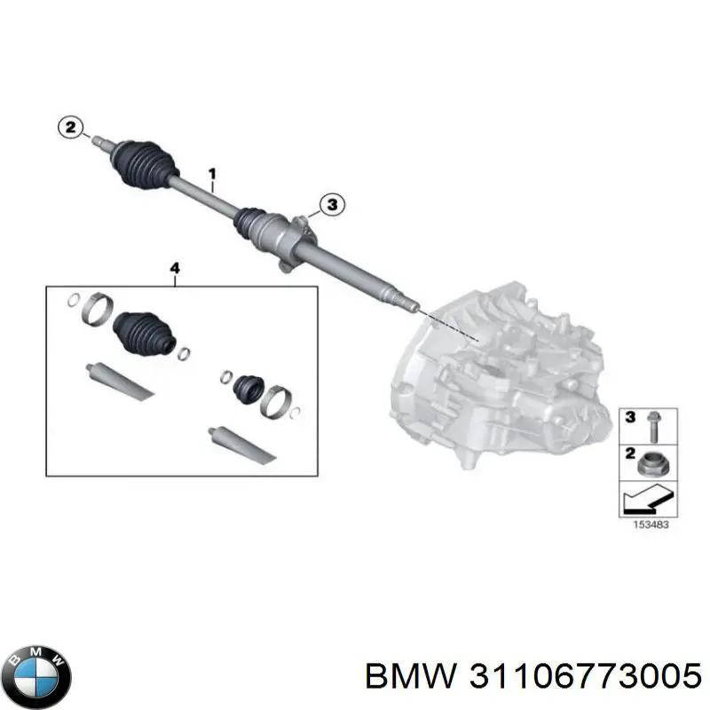 Гайка ступицы передней BMW 31106773005 цена, от 10.74 USD