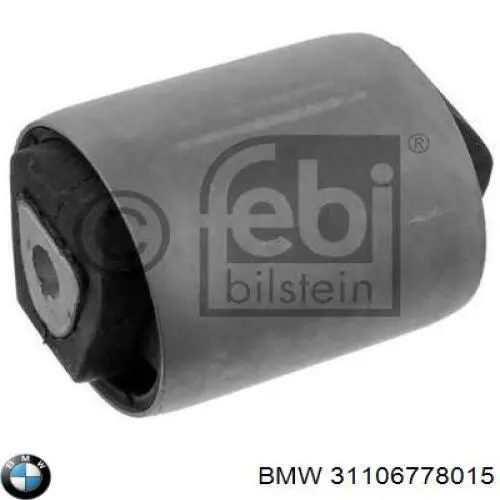Bloco silencioso dianteiro do braço oscilante inferior 31106778015 BMW
