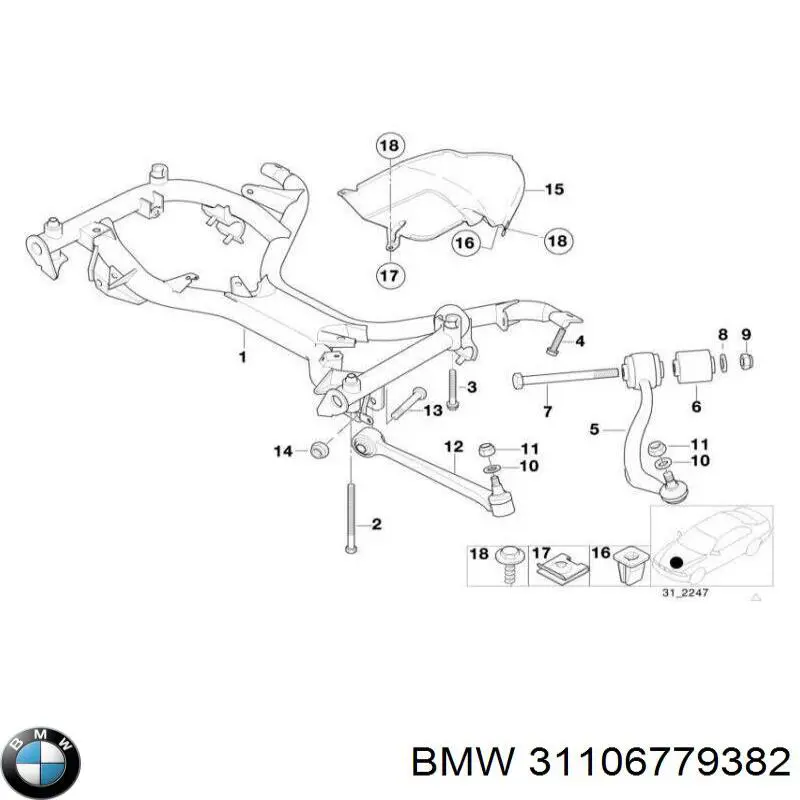 Шайба форсунки верхняя BMW 31121092099 цена, от 11.71 USD