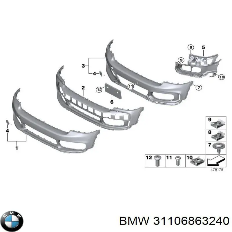 Купить 31106863240 BMW 