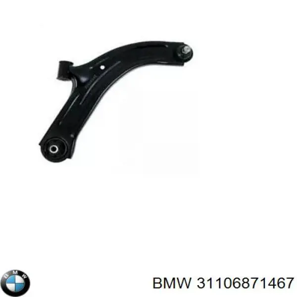 Рычаг передней подвески нижний левый 31106871467 BMW