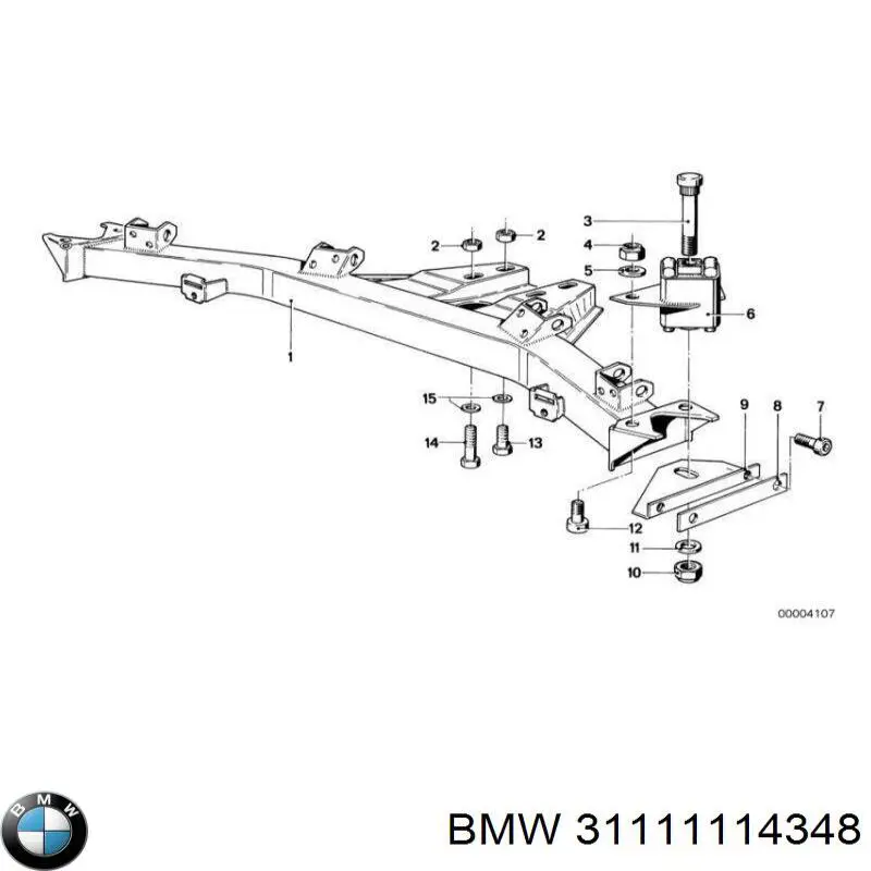 Шайба форсунки верхняя 31111114348 BMW