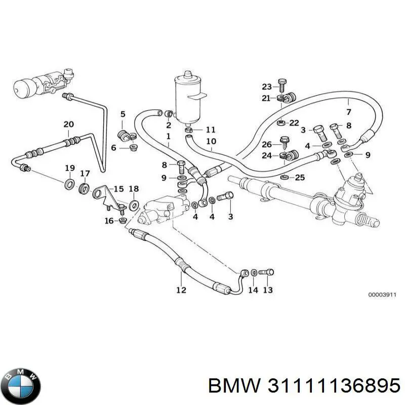  BMW 31111136895 цена, от 1.20 USD
