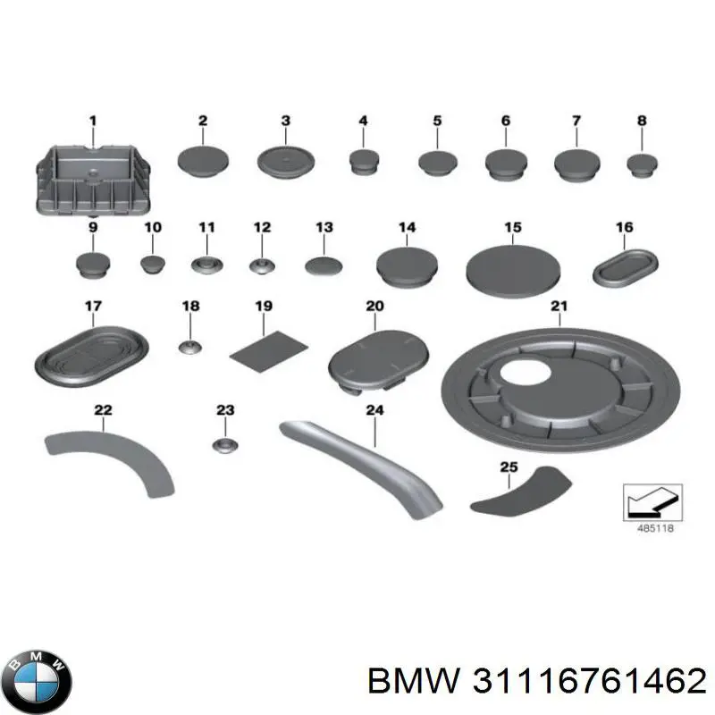  BMW 31116761462 цена, от 6.38 USD