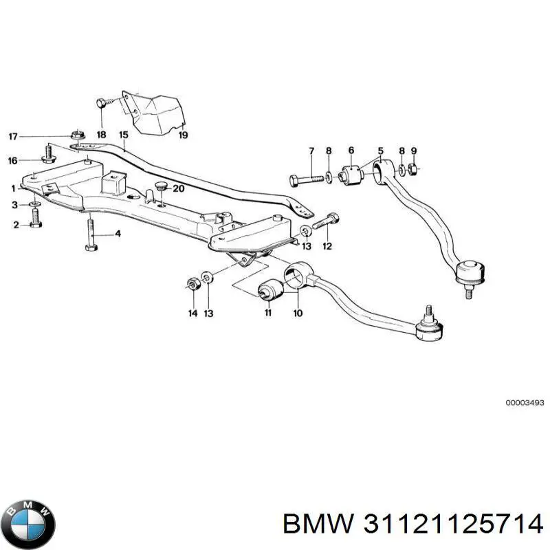  BMW 31121125714 цена, от 3.21 USD