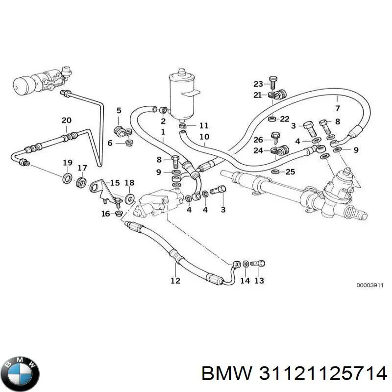 Купить 31121125714 BMW 