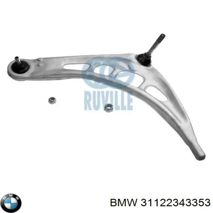 Рычаг передний нижний левый BMW 31122343353