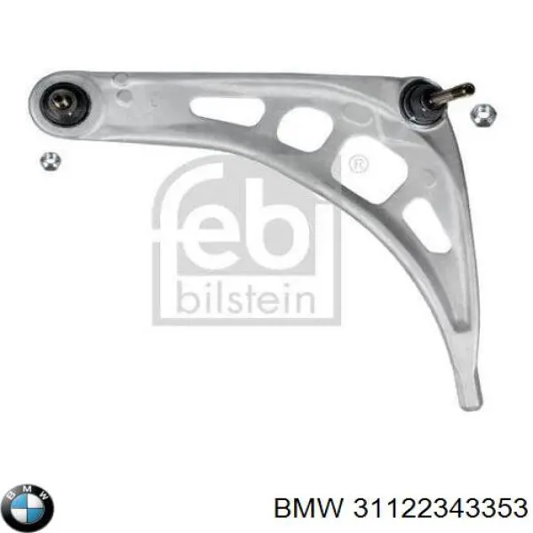 Левый рычаг передней нижней подвески BMW 31122343353 цена, от 72.80 USD