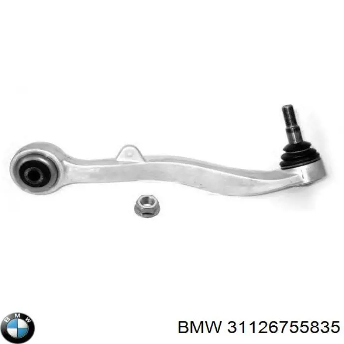 Рычаг передней подвески нижний левый 31126755835 BMW