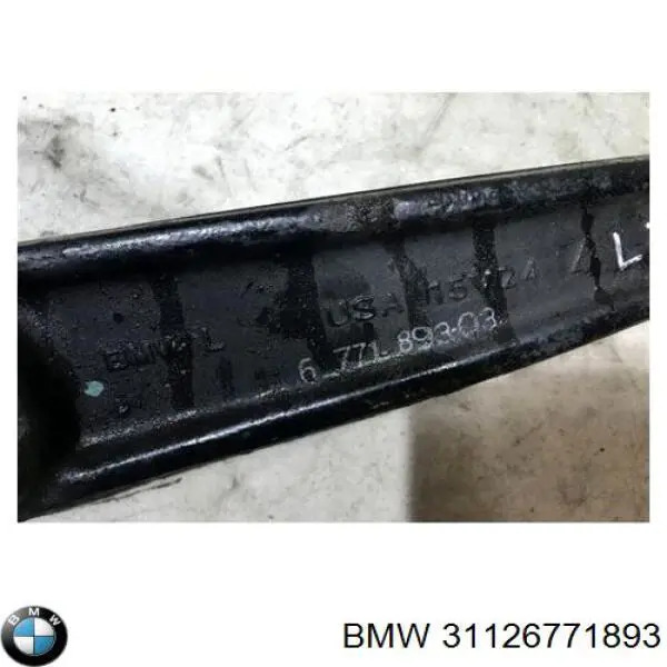 Рычаг передней подвески левый 31126771893 BMW