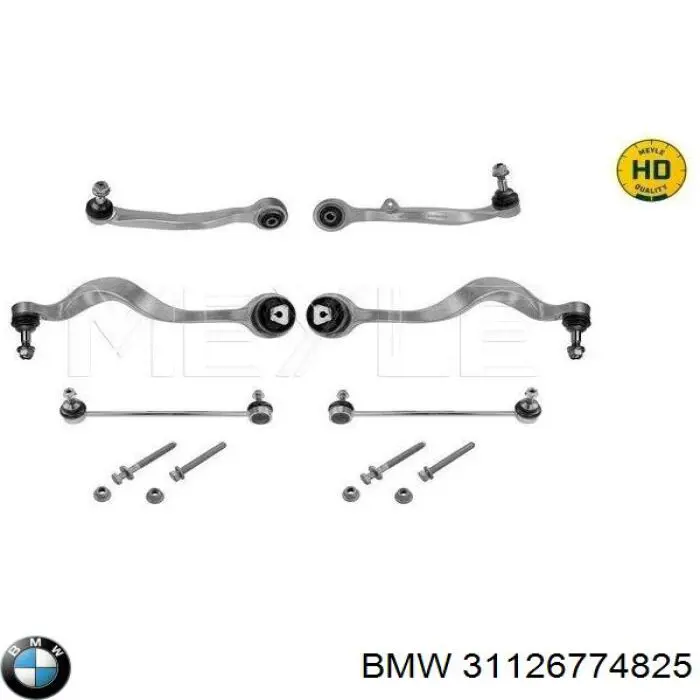 Рычаг передний нижний левый BMW 31126774825
