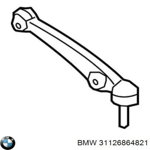 Купить 31126864821 BMW Рычаг передней подвески левый