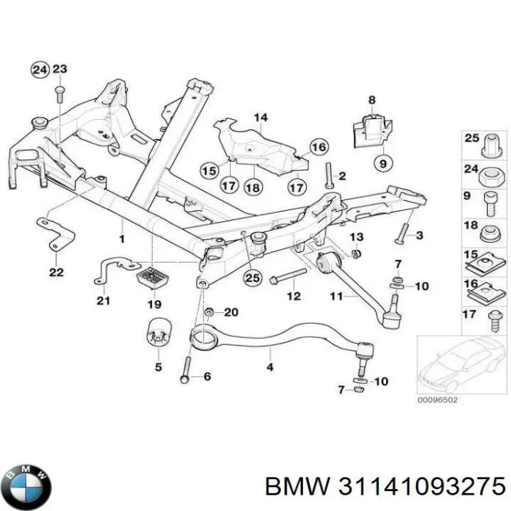  BMW 31141093275 цена, от 4.23 USD