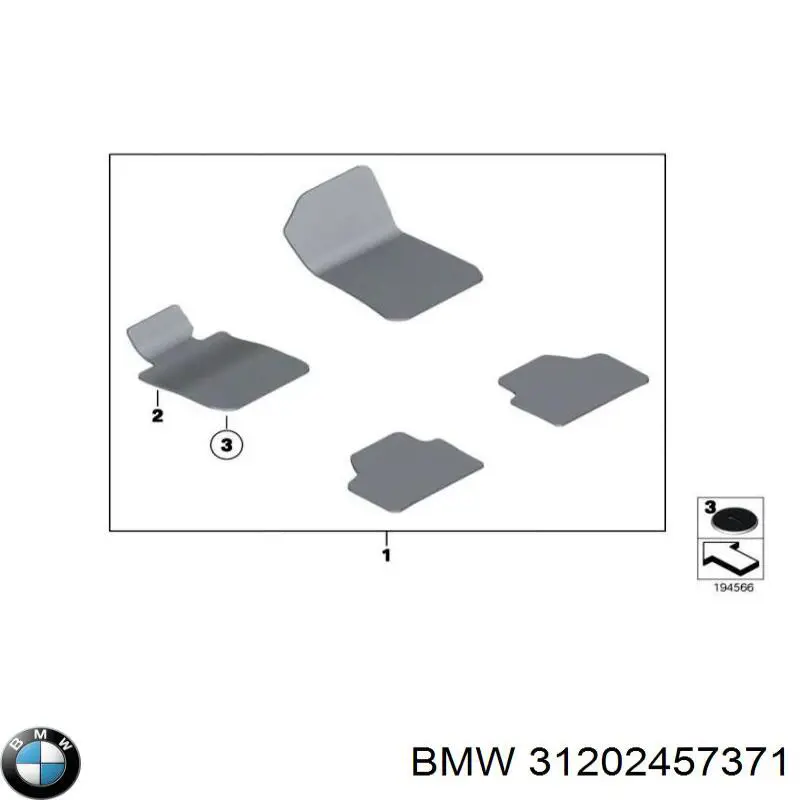 Купить 31202457371 BMW Ступица переднего колеса