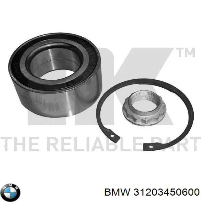 Комплект подшипника ступицы колеса BMW 31203450600 цена, от 42.33 USD
