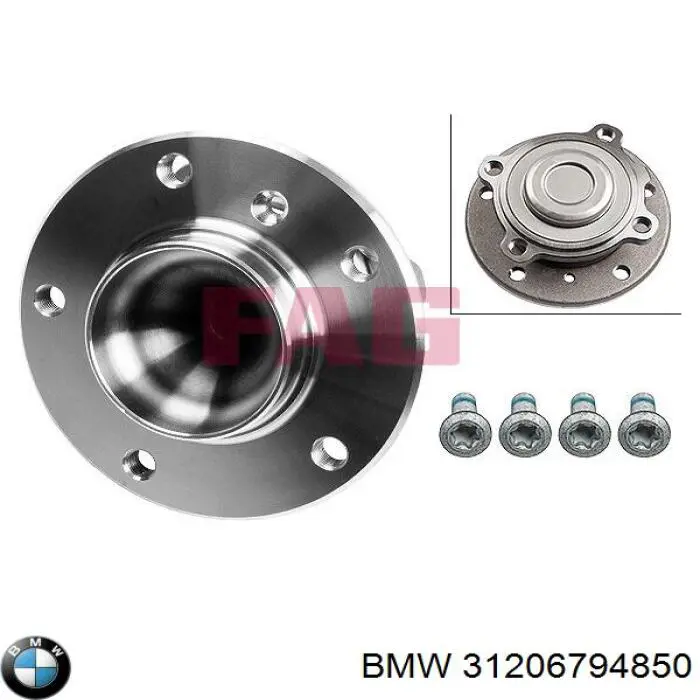 Купить 31206794850 BMW Ступица переднего колеса