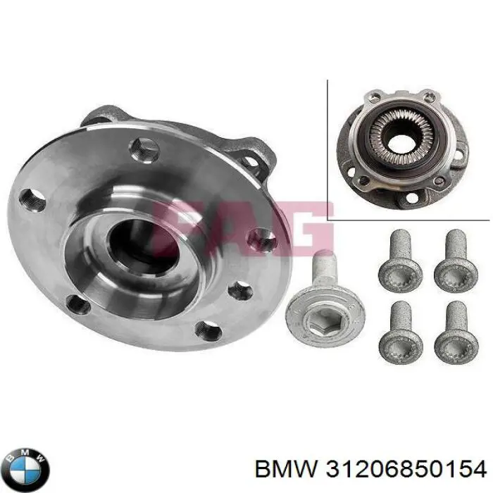 Купить 31206850154 BMW Ступица переднего колеса