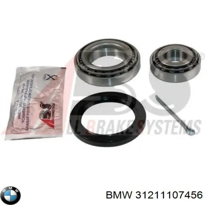 Комплект подшипника ступицы колеса BMW 31211107456 цена, от 7.62 USD