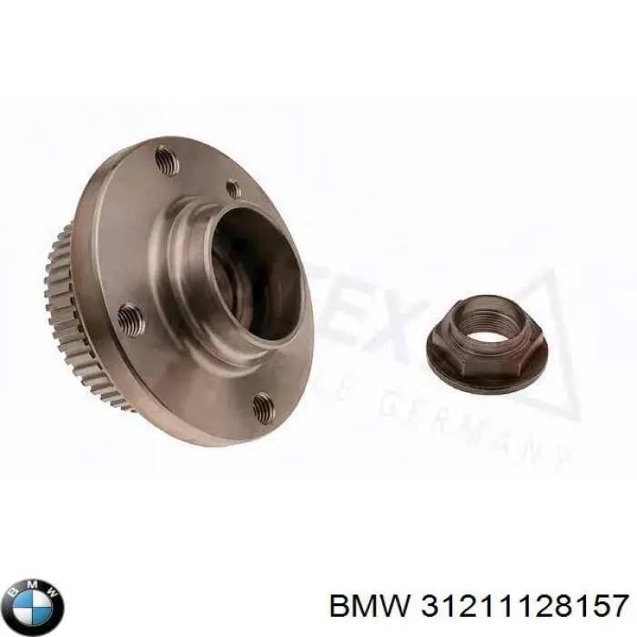 Cubo de rueda delantero 31211128157 BMW