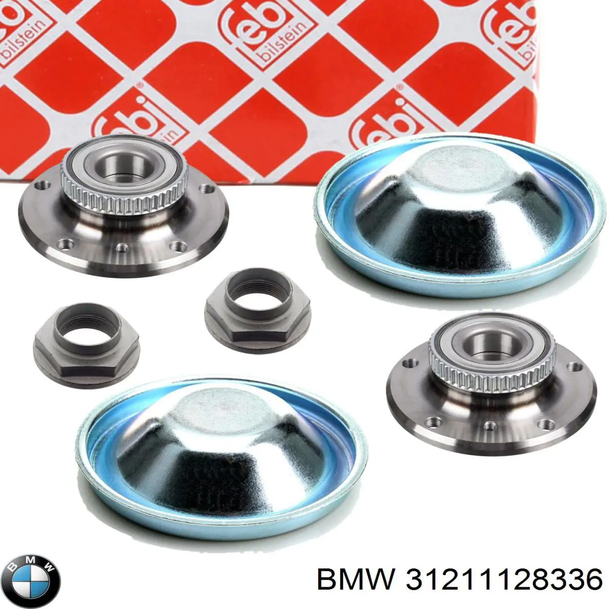 Tuerca, cubo de rueda delantero 31211128336 BMW