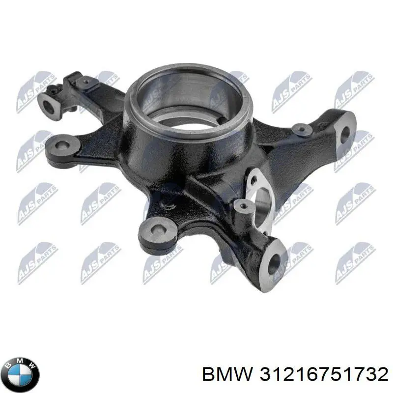 Цапфа (поворотный кулак) передний правый BMW 31216751732 цена, от 48.53 USD