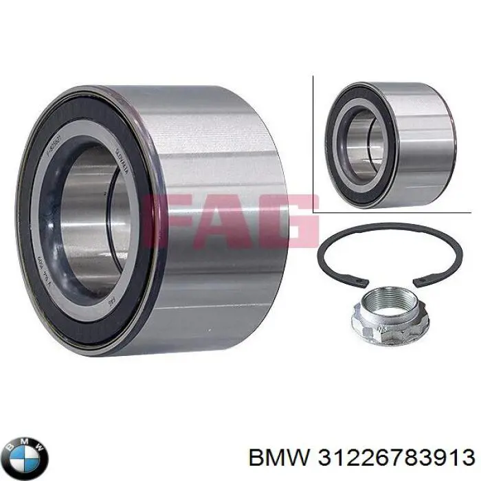 Ступичный подшипник передний BMW 31226783913