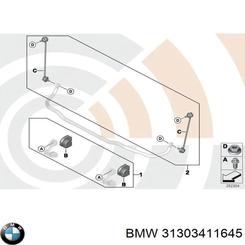  BMW 31303411645
