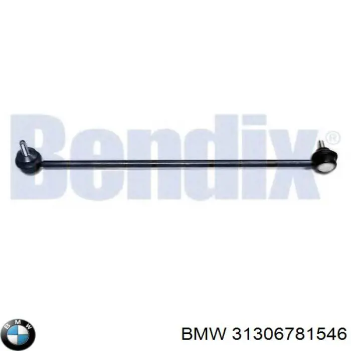Линк стабилизатора, переднего, правый BMW 31306781546 цена, от 602.69 UAH